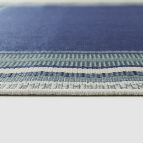 Balta Flatweave Blue Indoor/Outdoor Rug & Reviews Wayfair